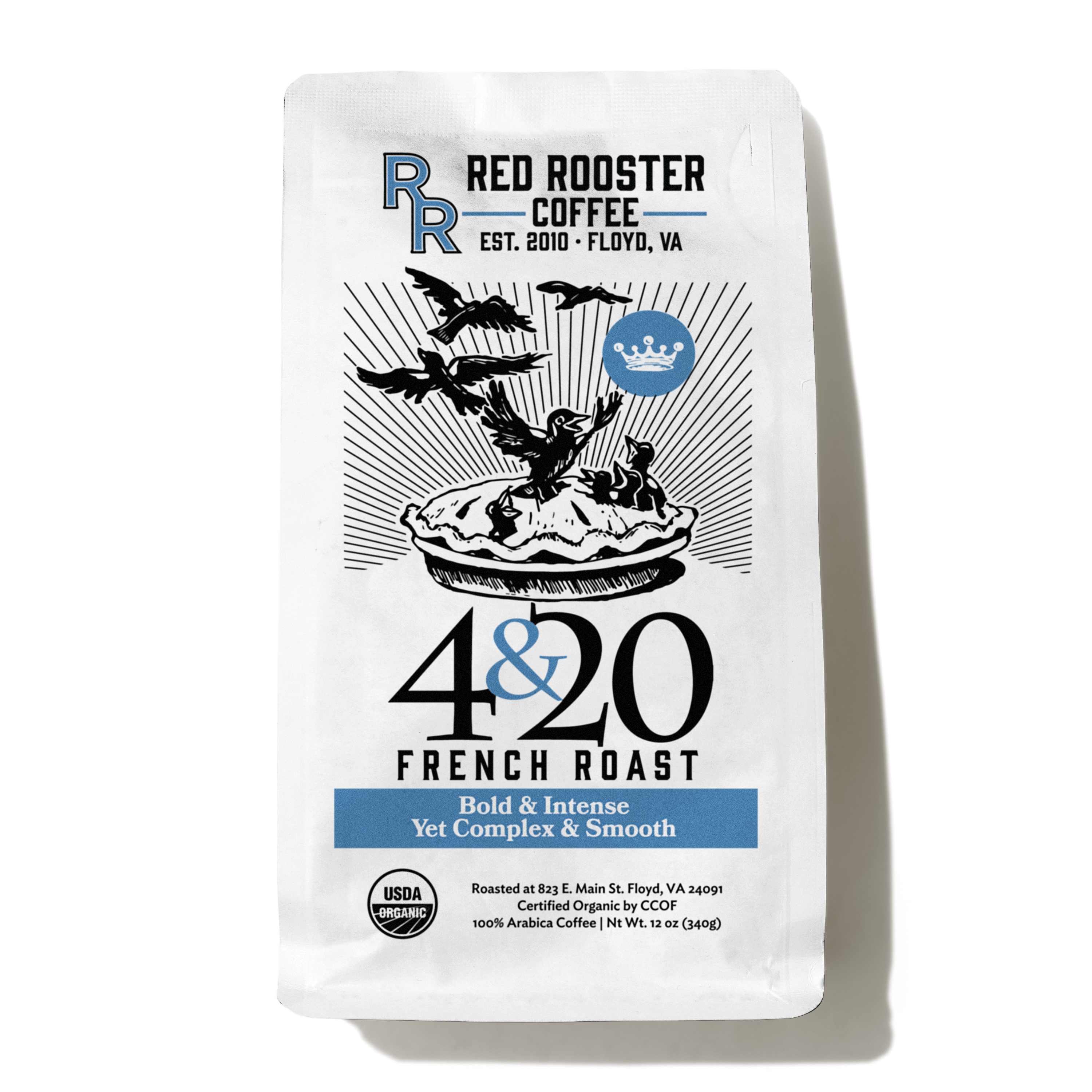 Organic 4&20 French Roast – Red Rooster Coffee Roaster Wholesale