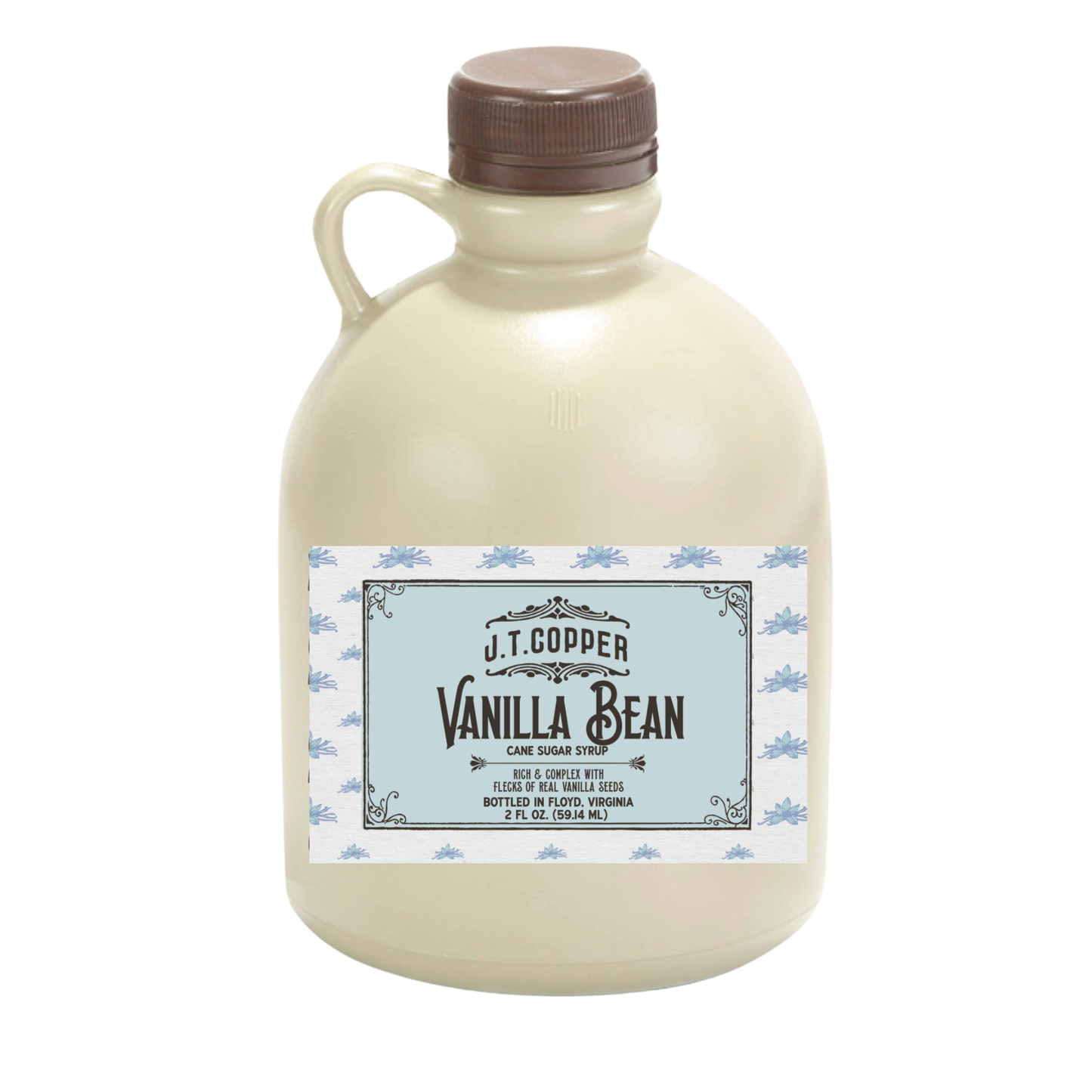 64oz Vanilla Bean Syrup Bulk Jug