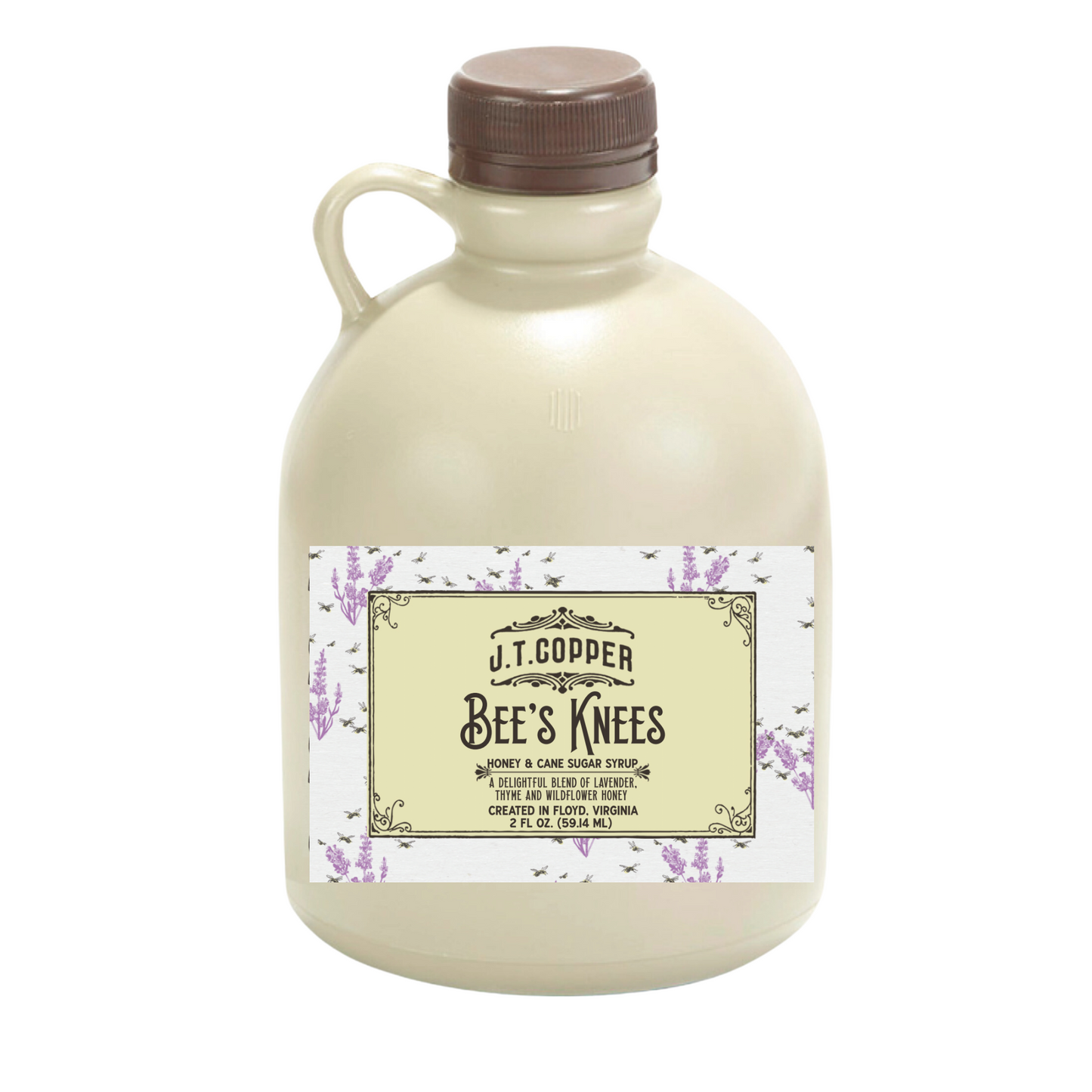 128oz Bee's Knees Seasonal Syrup Bulk Jug