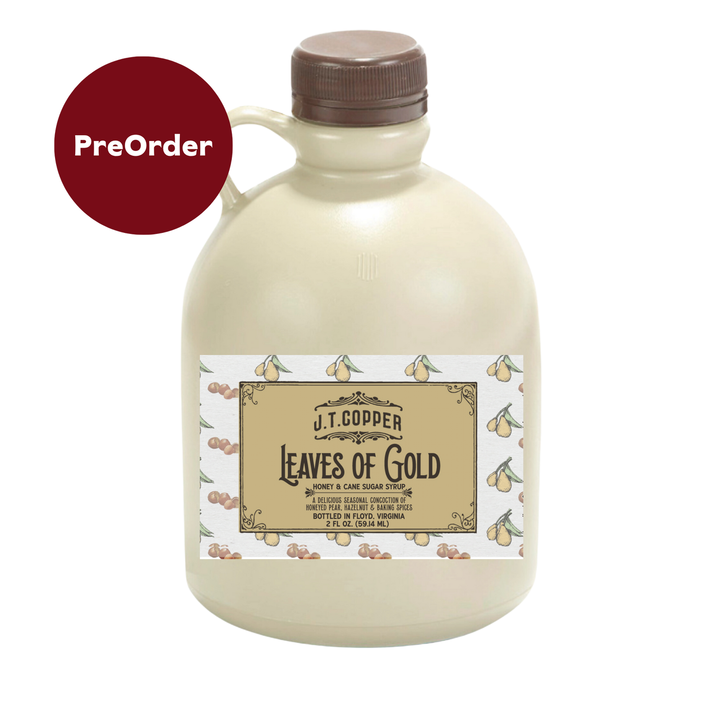 64oz Leaves of Gold Syrup Bulk Jug