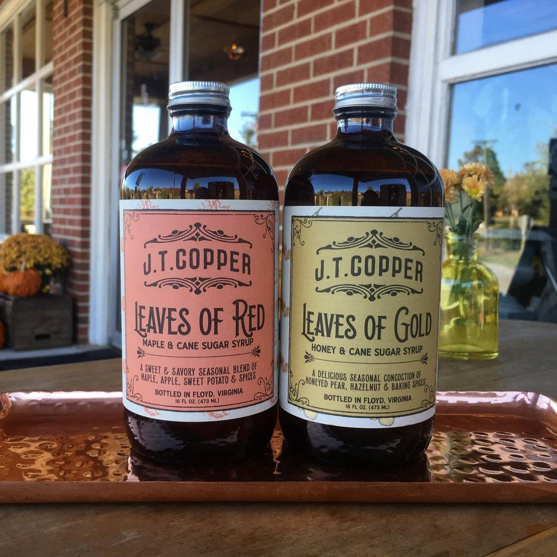 64oz Leaves of Red Syrup Bulk Jug