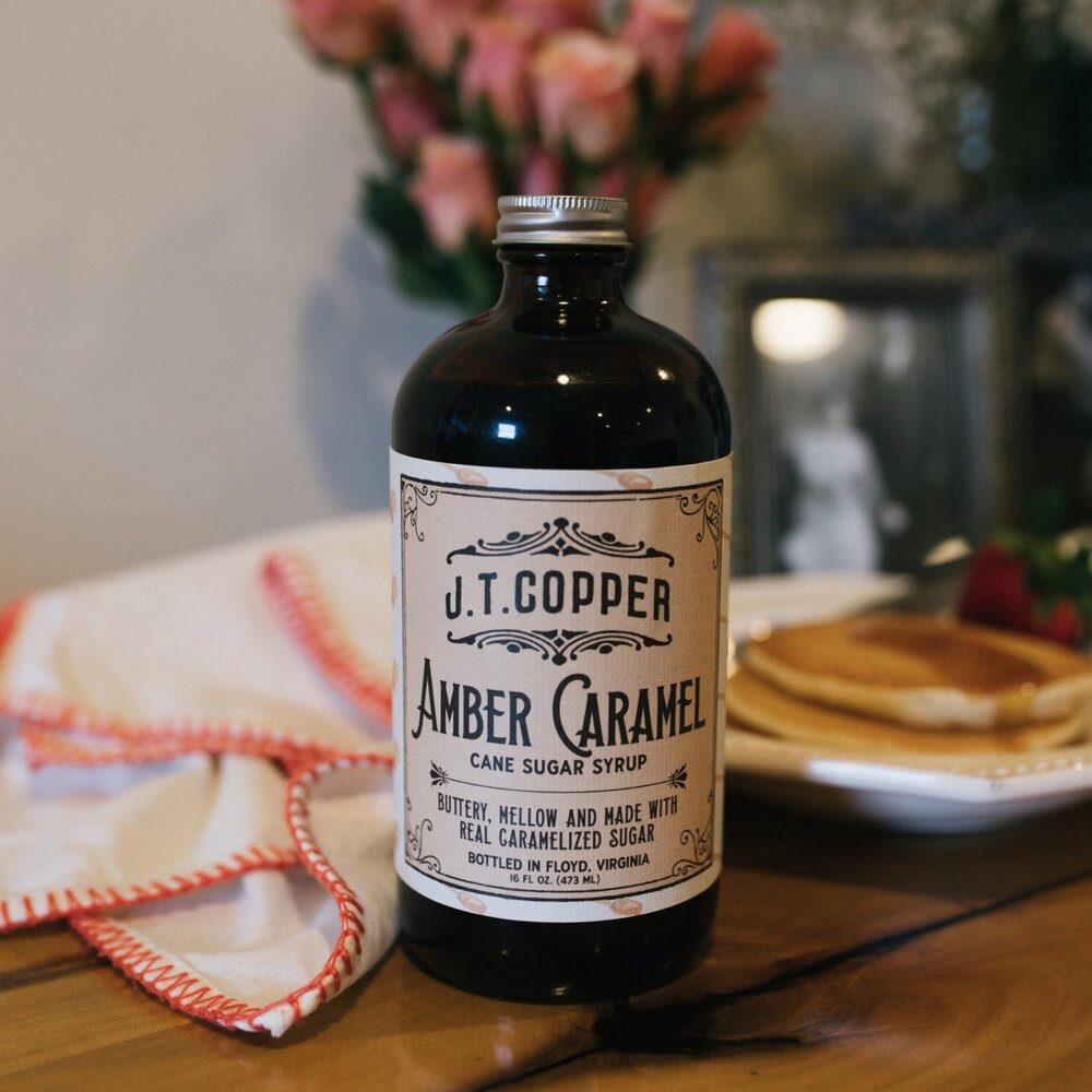 64oz Amber Caramel Syrup Bulk Jug