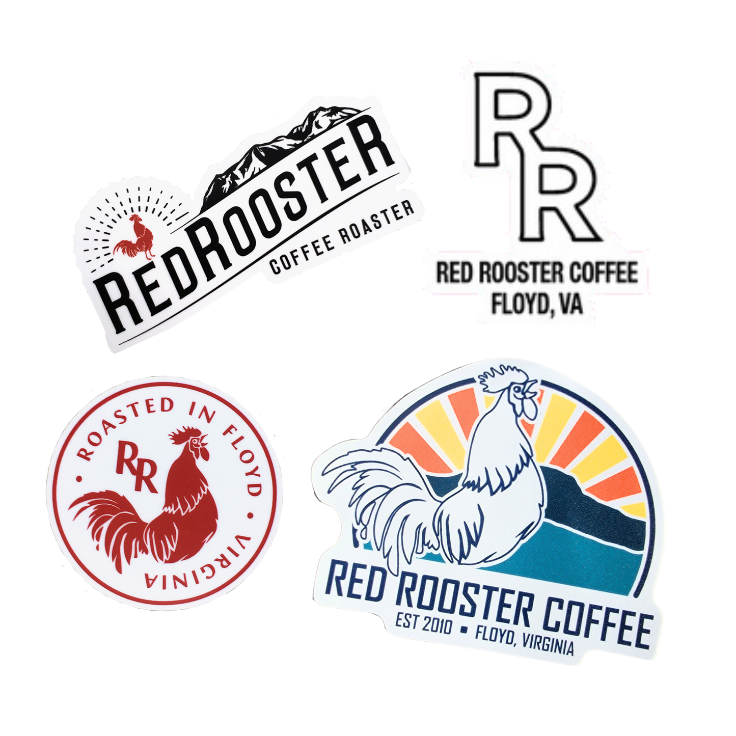 Red Rooster Stickers