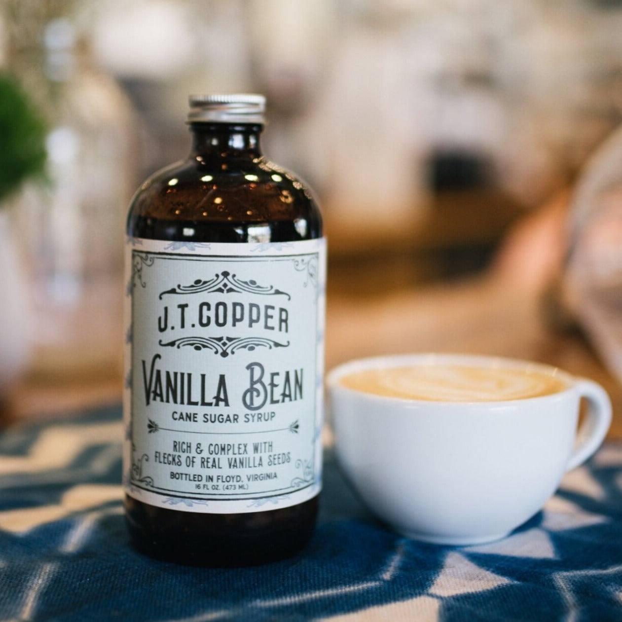 128oz Vanilla Bean Syrup Bulk Jug