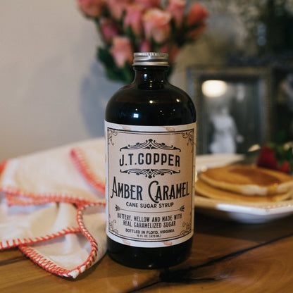 64oz Amber Caramel Syrup Bulk Jug