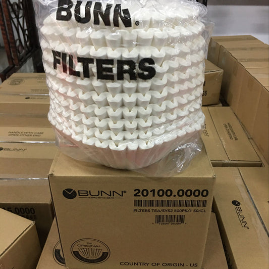 Bunn 20100.00 Tea/Coffee Filters - 500pk